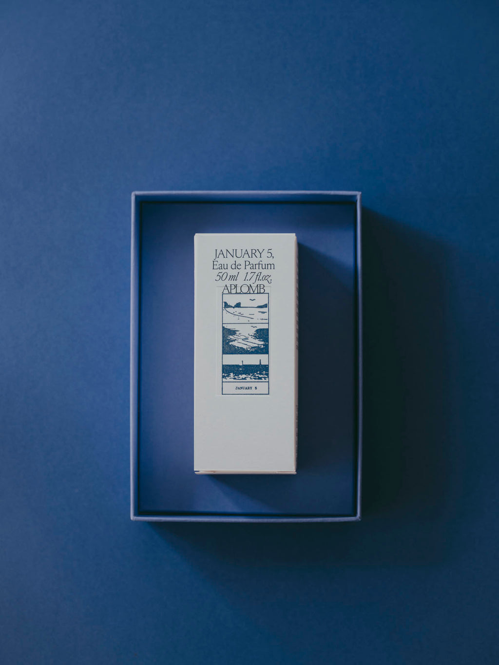 JANUARY 5 fragrance with bergamot, lily-of-the-valley, patchouli, and cedarwood - APLOMB